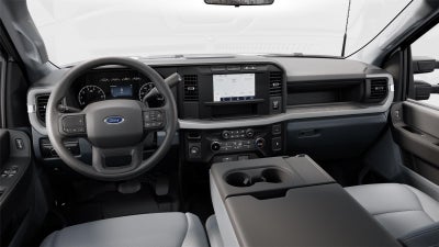 2024 Ford Super Duty F-450 DRW 12' RUGBY HEAVY DUTY STAKELESS LANDSCAPE BODY, 48" SOLID BARN DOORS, MANUAL TARP, 36" FULL CAB SHIELD, DROP DOWN COMBO HITCH 2 5/15