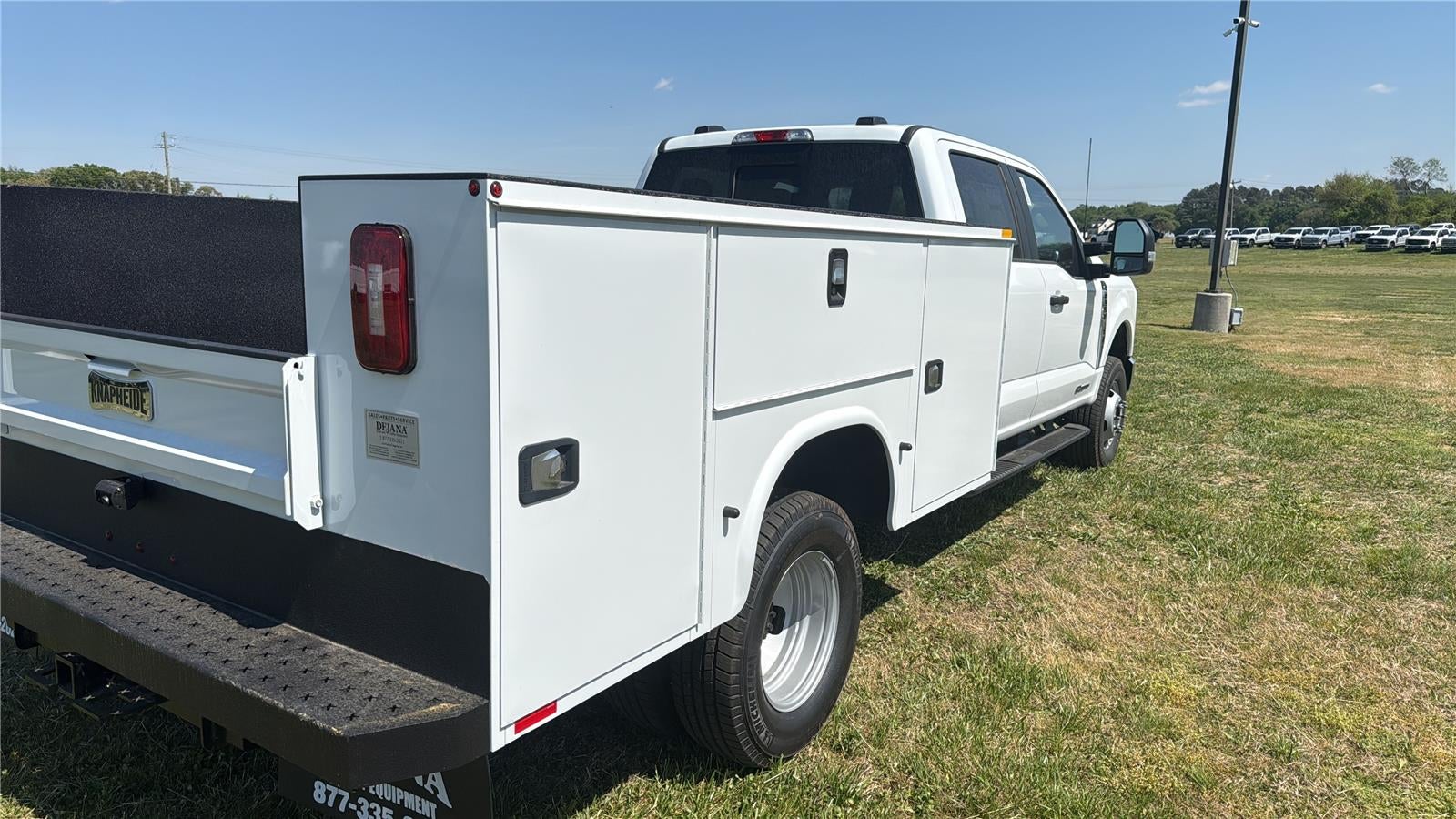 2026 Ford Super Duty F-350 DRW 9' KNAPHEIDE SERVICE BODY, CLASS V HITCH, SPRAY IN LINER,