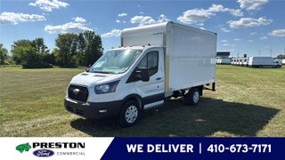 2025 Ford Transit Cutaway 12'DEJANA DURACUBE ALUMINUM VAN BODY, ROLL UP DOOR