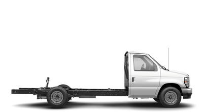 2026 Ford E-Series Cutaway 10' KNAPHEIDE KUV UTILITY VAN, MASTER LOCKING SYSTEM, CLASS V HITCH, 3 BOW LADDER RACK
