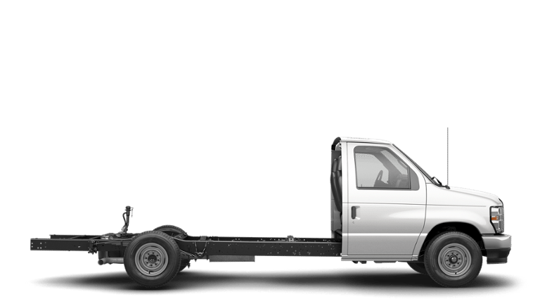2026 Ford E-Series Cutaway 10' KNAPHEIDE KUV UTILITY VAN, MASTER LOCKING SYSTEM, CLASS V HITCH, 3 BOW LADDER RACK