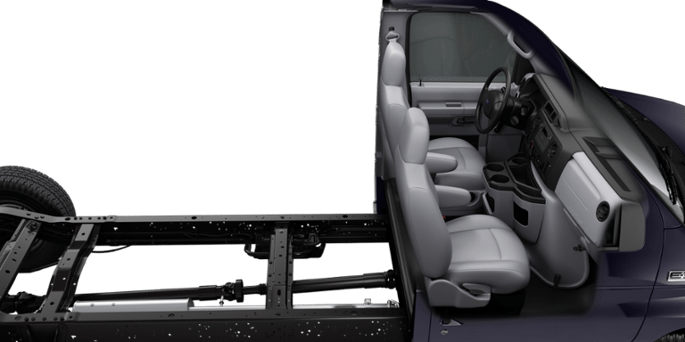 2026 Ford E-Series Cutaway 10' KNAPHEIDE KUV UTILITY VAN, MASTER LOCKING SYSTEM, CLASS V HITCH, 3 BOW LADDER RACK