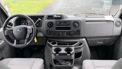 2027 Ford E-Series Cutaway 10' KNAPHEIDE KUV MID ROOF ENCLOSED SERVICE BODY, CLASS V HITCH, 3 BOW LADDER RACKS, MASTER LOCK SYSTEM