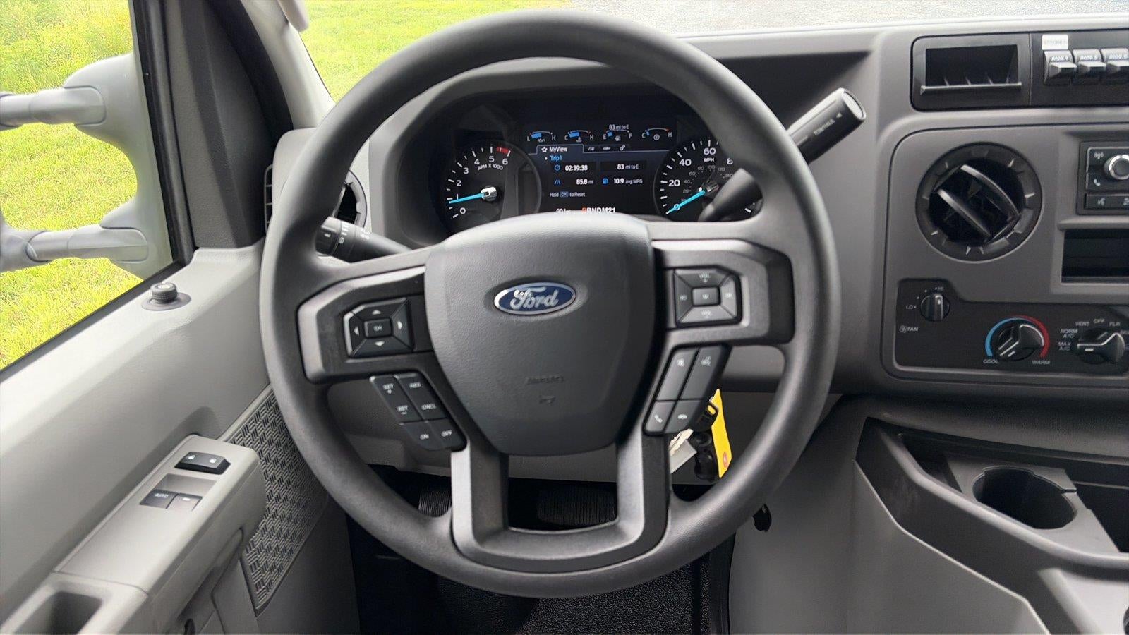 2027 Ford E-Series Cutaway 10' KNAPHEIDE KUV MID ROOF ENCLOSED SERVICE BODY, CLASS V HITCH, 3 BOW LADDER RACKS, MASTER LOCK SYSTEM