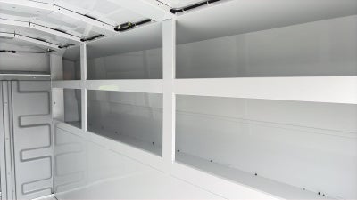 2027 Ford E-Series Cutaway 10' KNAPHEIDE KUV MID ROOF ENCLOSED SERVICE BODY, CLASS V HITCH, 3 BOW LADDER RACKS, MASTER LOCK SYSTEM