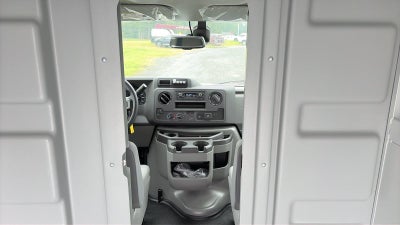 2027 Ford E-Series Cutaway 10' KNAPHEIDE KUV MID ROOF ENCLOSED SERVICE BODY, CLASS V HITCH, 3 BOW LADDER RACKS, MASTER LOCK SYSTEM