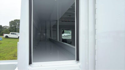 2027 Ford E-Series Cutaway 10' KNAPHEIDE KUV MID ROOF ENCLOSED SERVICE BODY, CLASS V HITCH, 3 BOW LADDER RACKS, MASTER LOCK SYSTEM