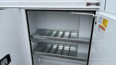 2027 Ford E-Series Cutaway 10' KNAPHEIDE KUV MID ROOF ENCLOSED SERVICE BODY, CLASS V HITCH, 3 BOW LADDER RACKS, MASTER LOCK SYSTEM