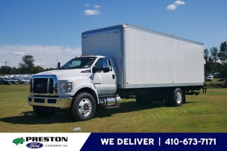 2025 Ford F-750 Straight Frame 26' DEJANA DURABOX PRO ALUMINUM BODY, ROLL UP DOOR, THIEMAN 2,500 LB STOW AWAY LIFTGATE