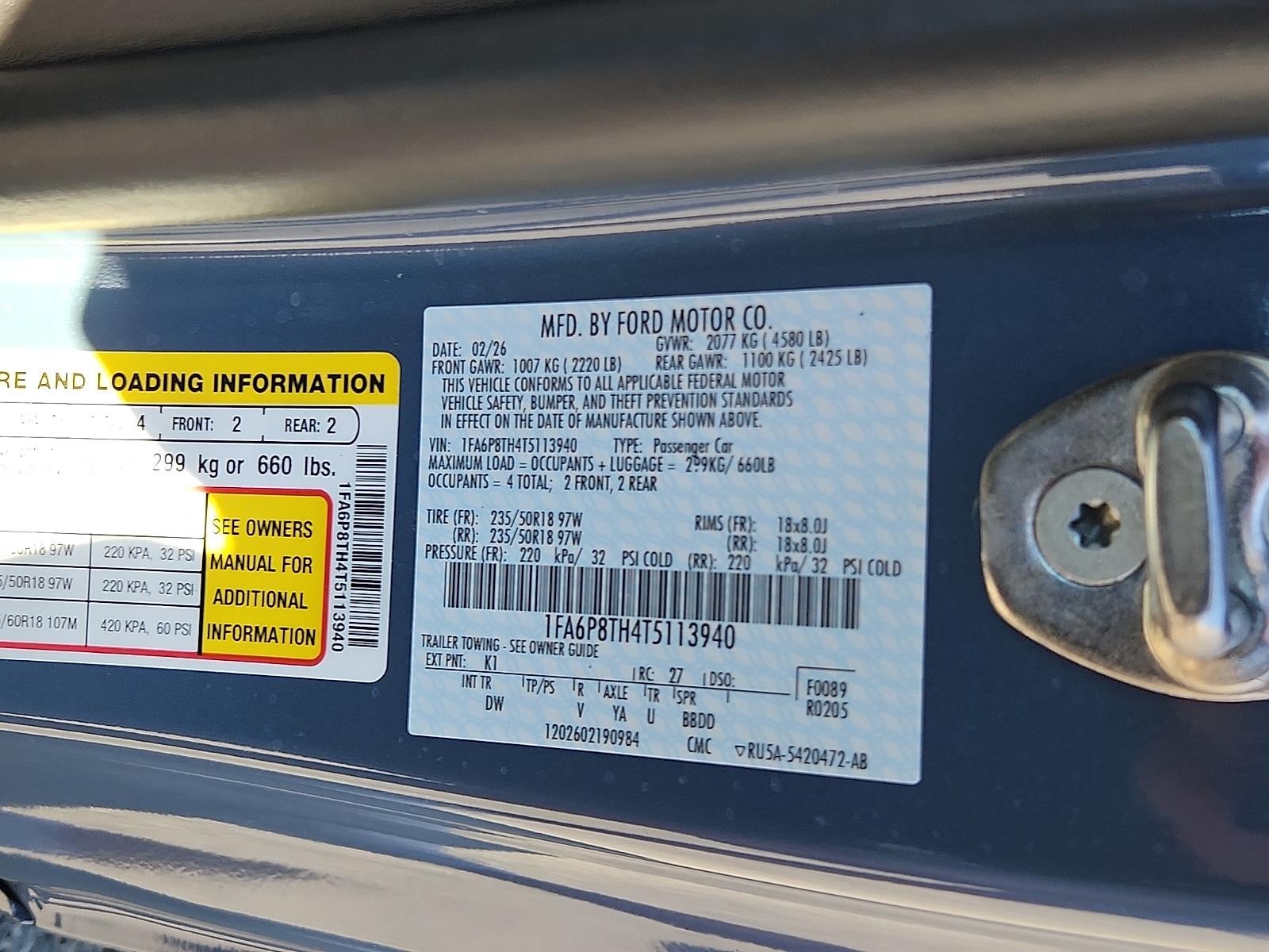 2026 Ford Mustang EcoBoost