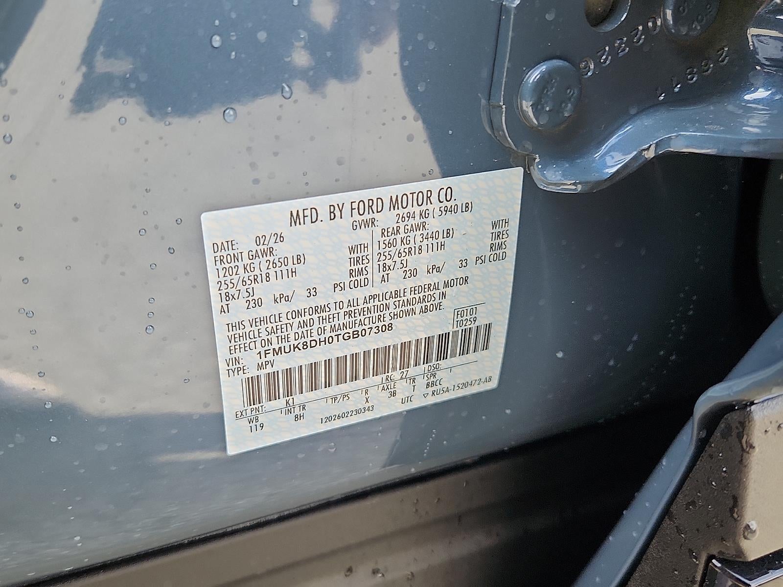 2026 Ford Explorer Active w/200A Pkg