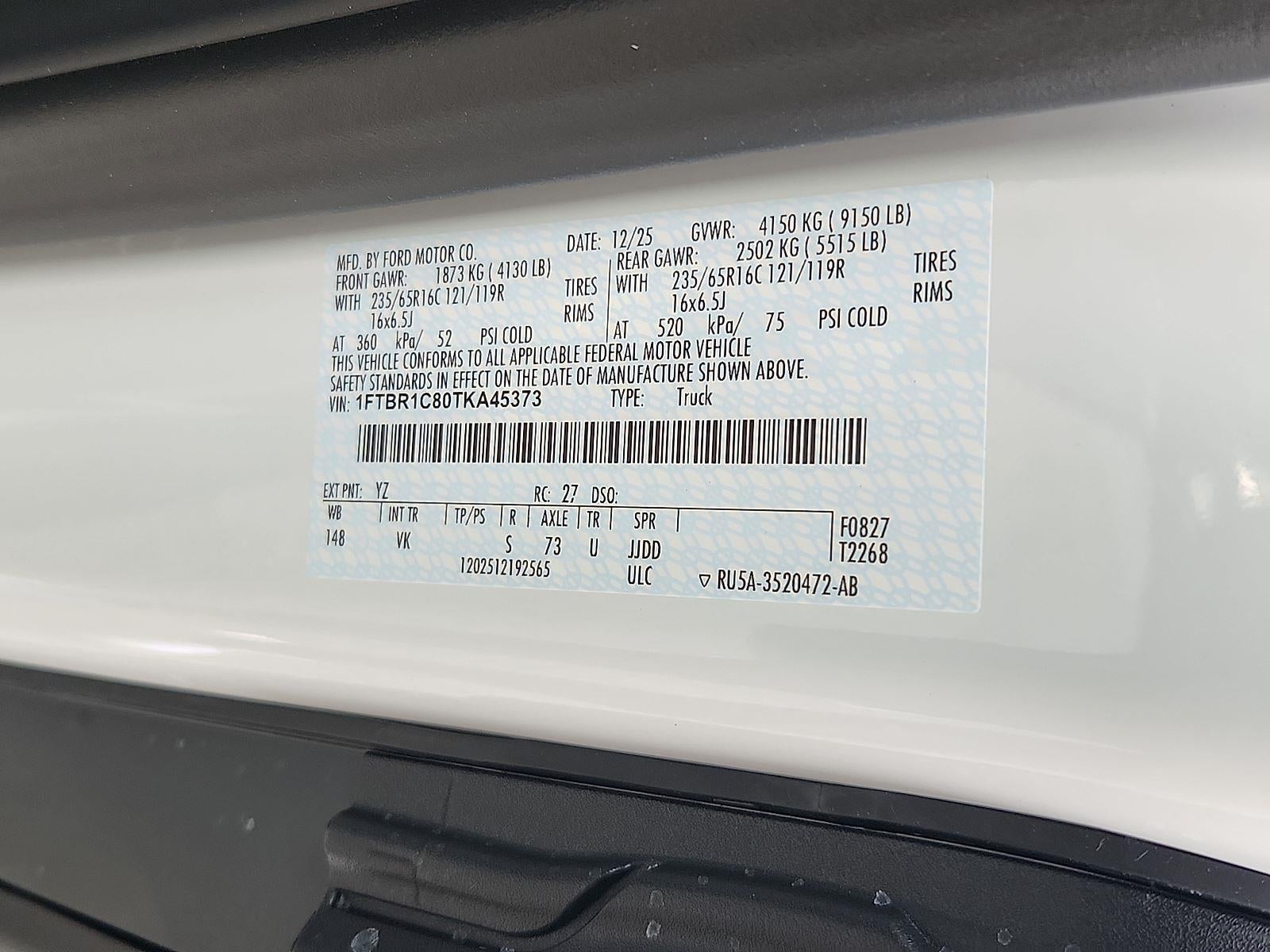 2026 Ford Transit Cargo Van Cargo Van