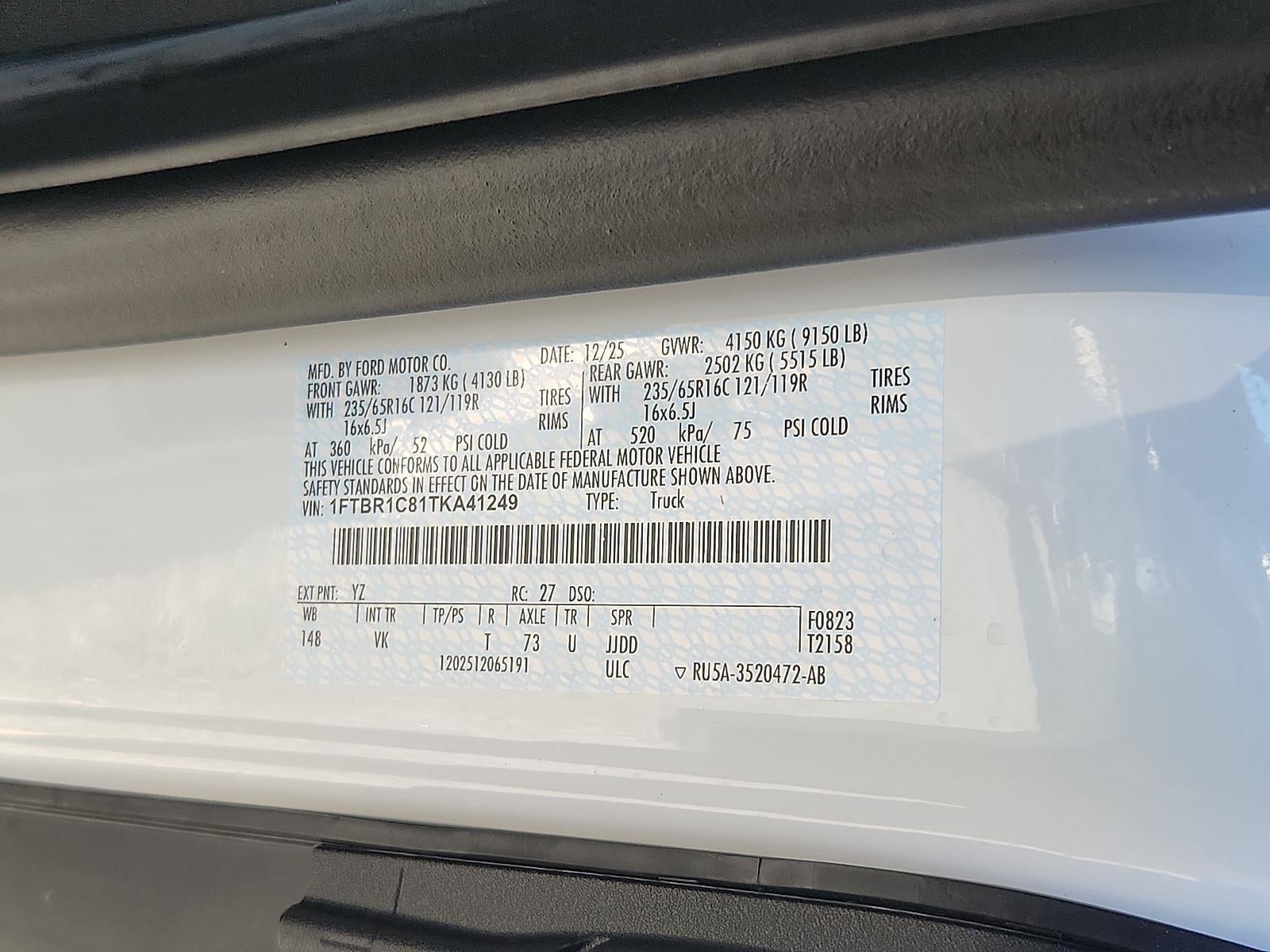 2026 Ford Transit Cargo Van Cargo Van