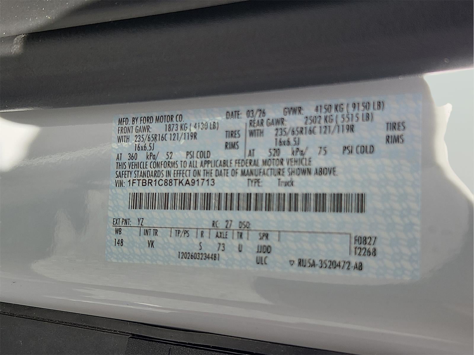 2026 Ford Transit Cargo Van Cargo Van