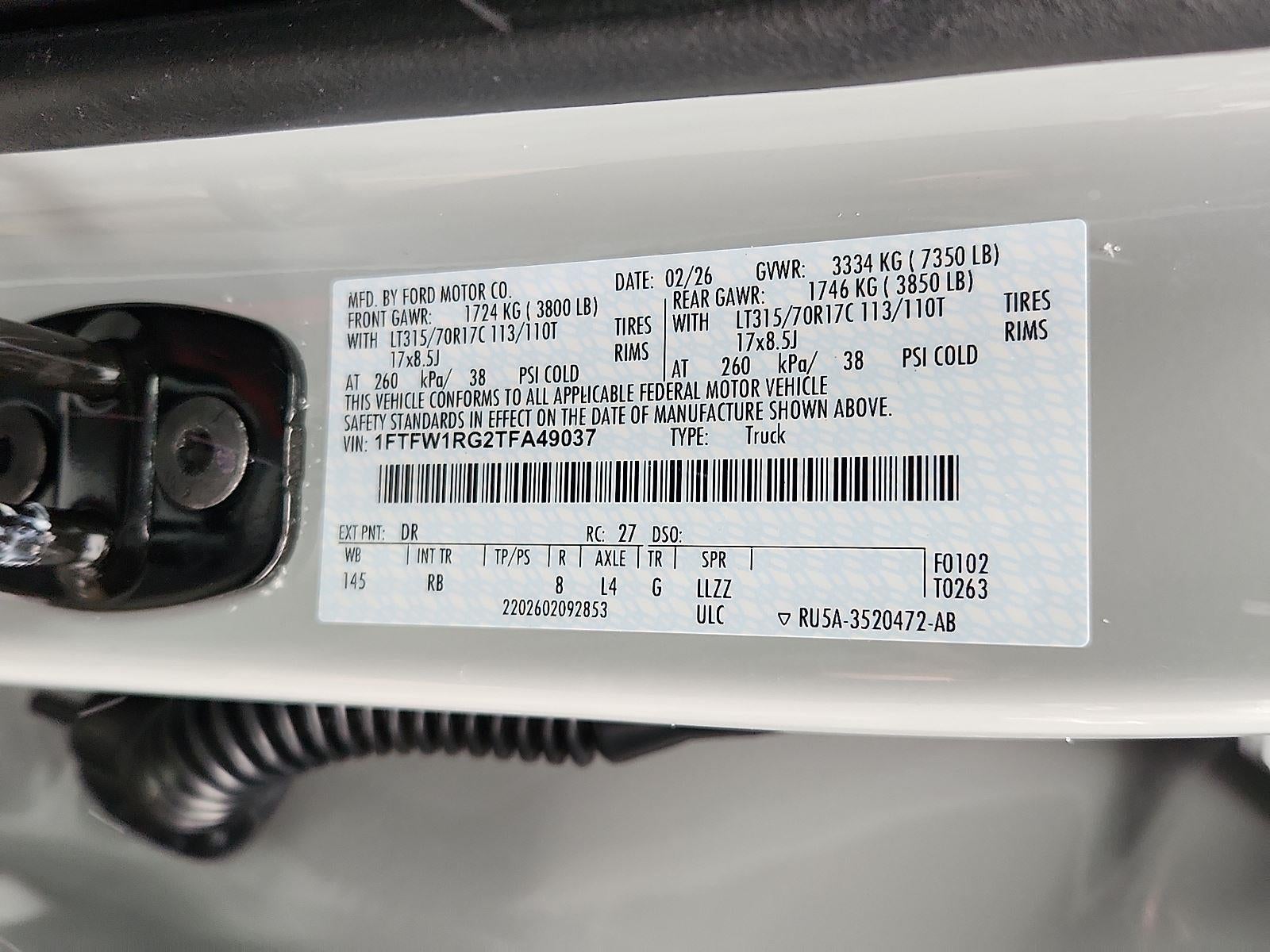 2026 Ford F-150 Raptor