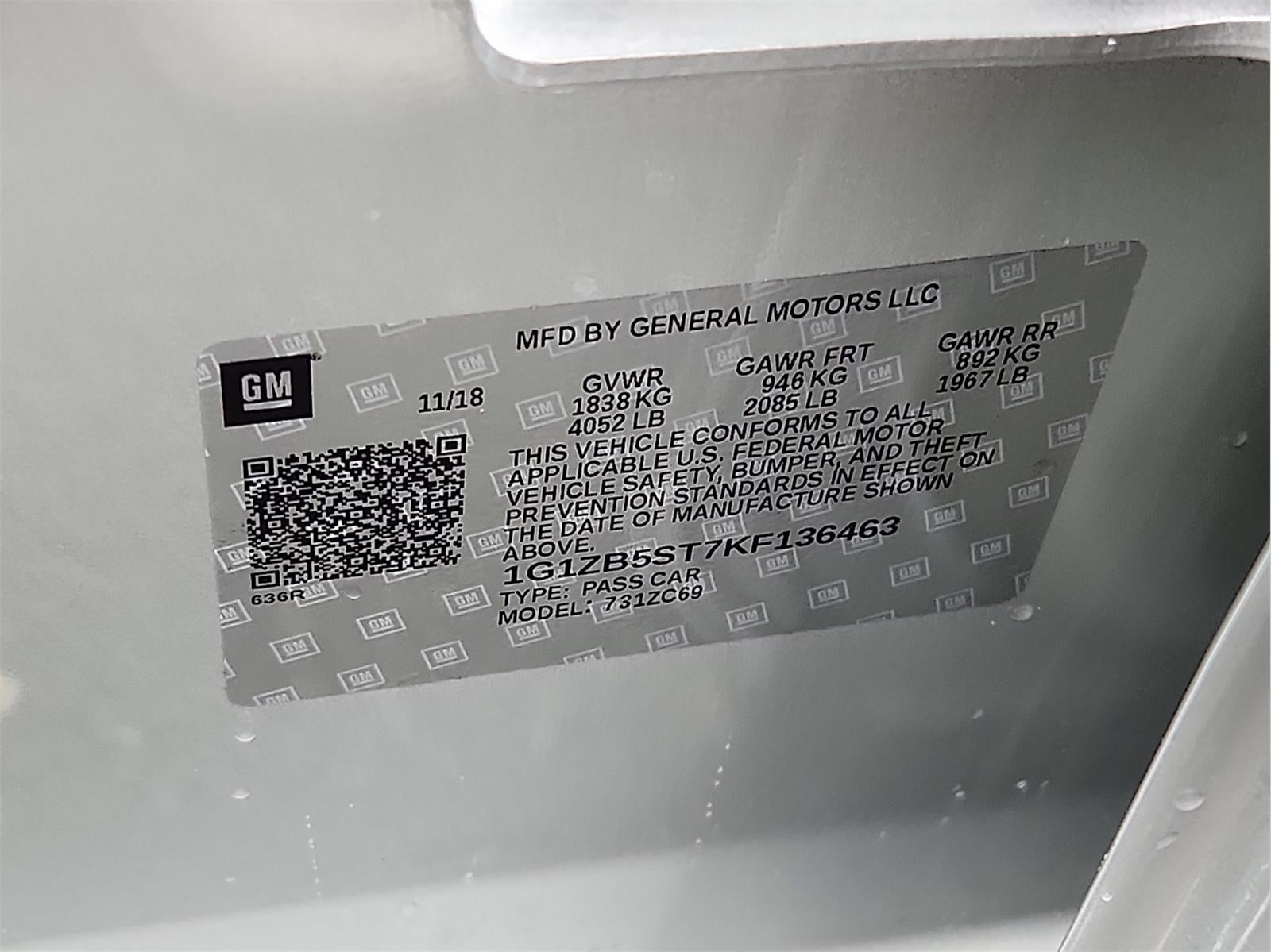 2019 Chevrolet Malibu LS