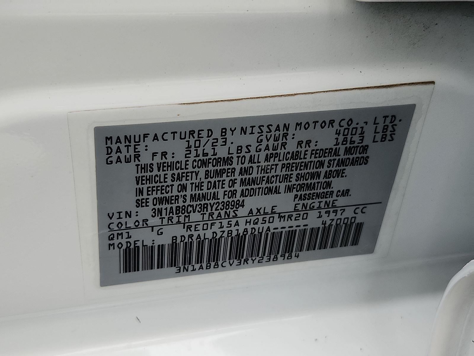 2024 Nissan Sentra SV