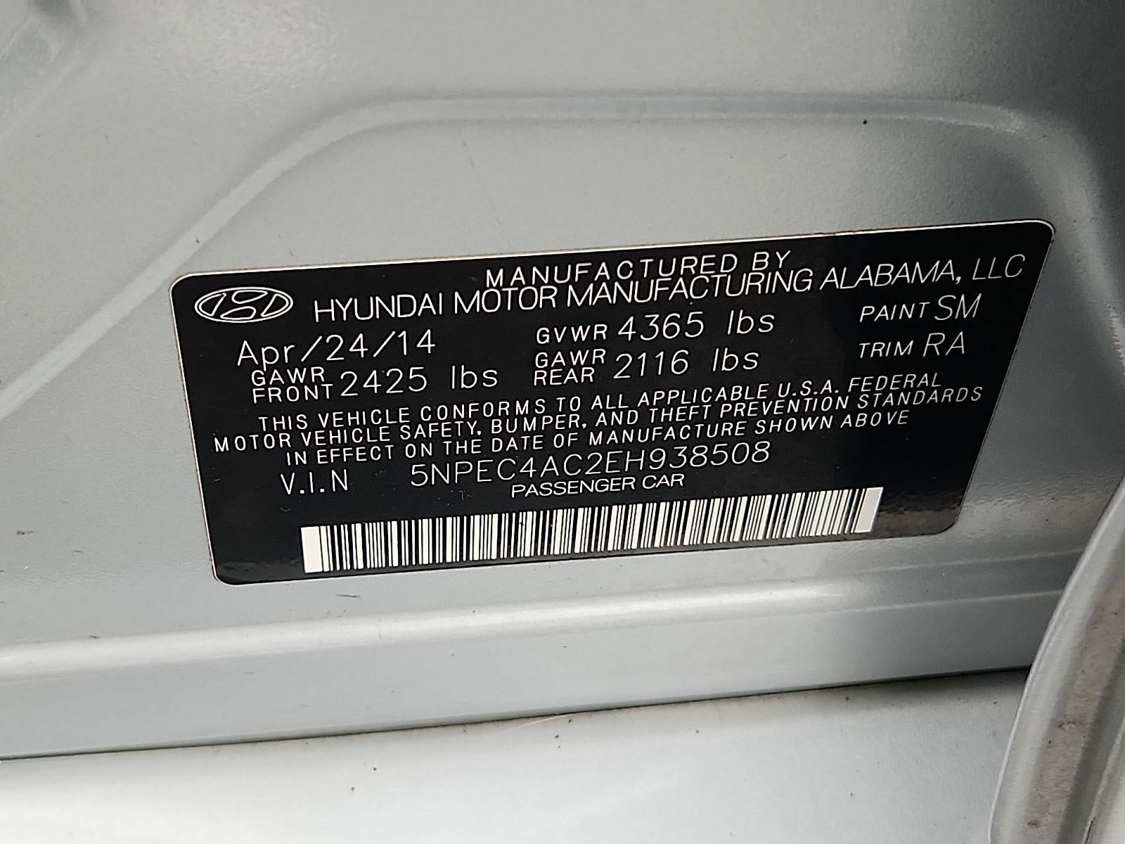 2014 Hyundai Sonata Limited