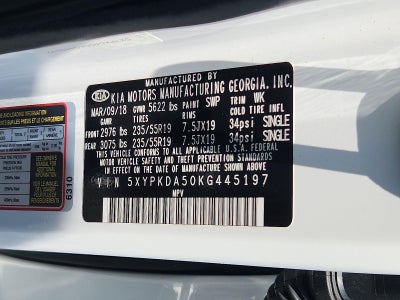 2019 Kia Sorento SX V6