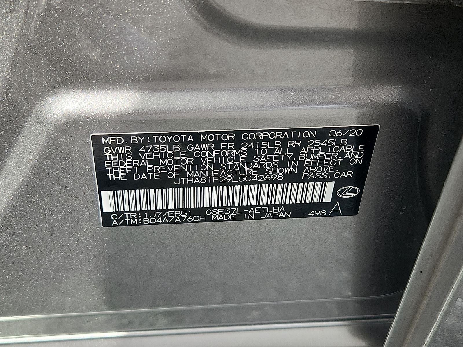 2020 Lexus IS IS 300