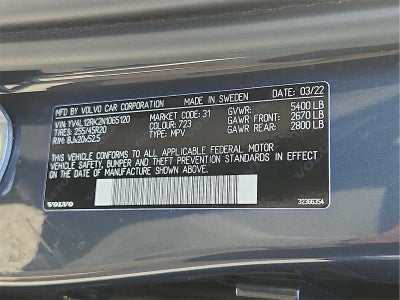 2022 Volvo XC60 Momentum