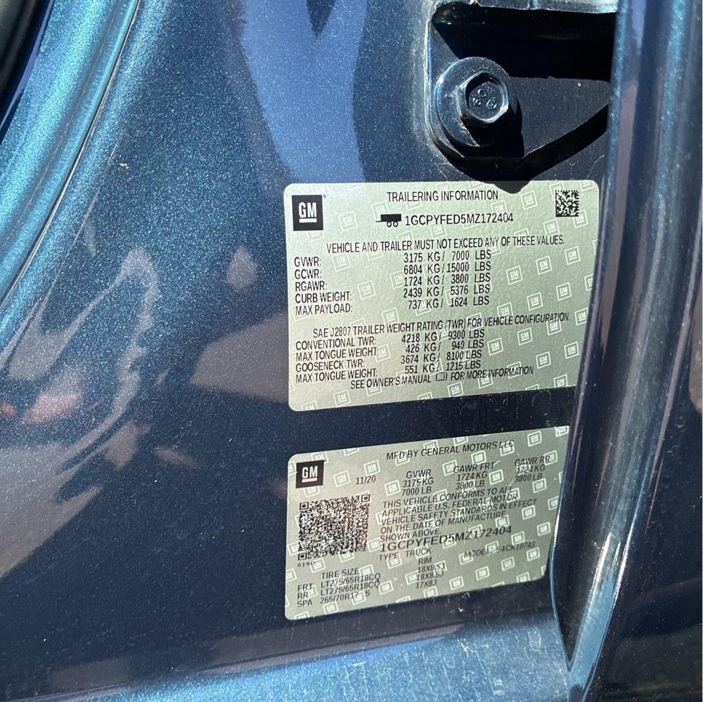 2021 Chevrolet Silverado 1500 LT Trail Boss