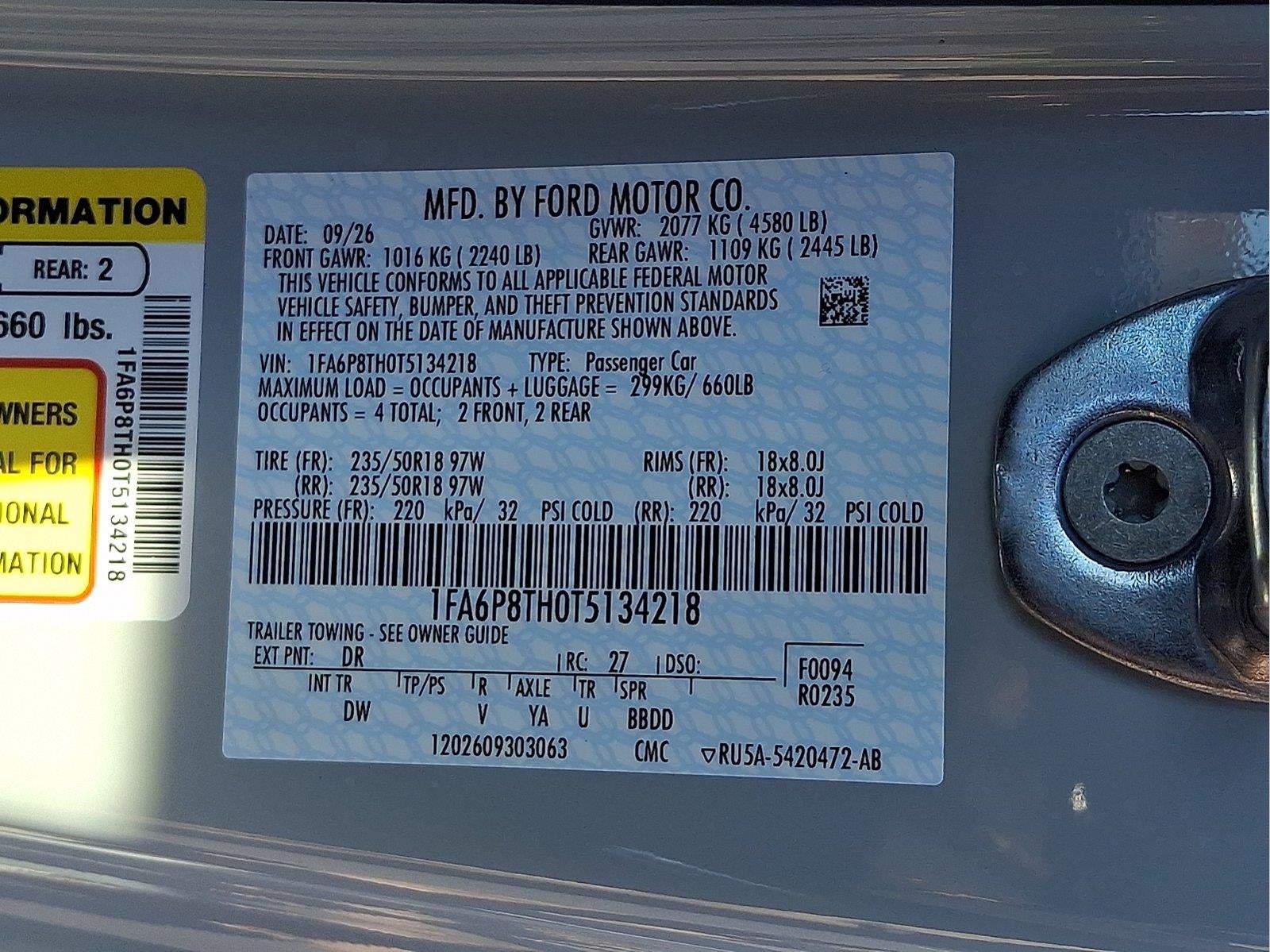 2026 Ford Mustang EcoBoost