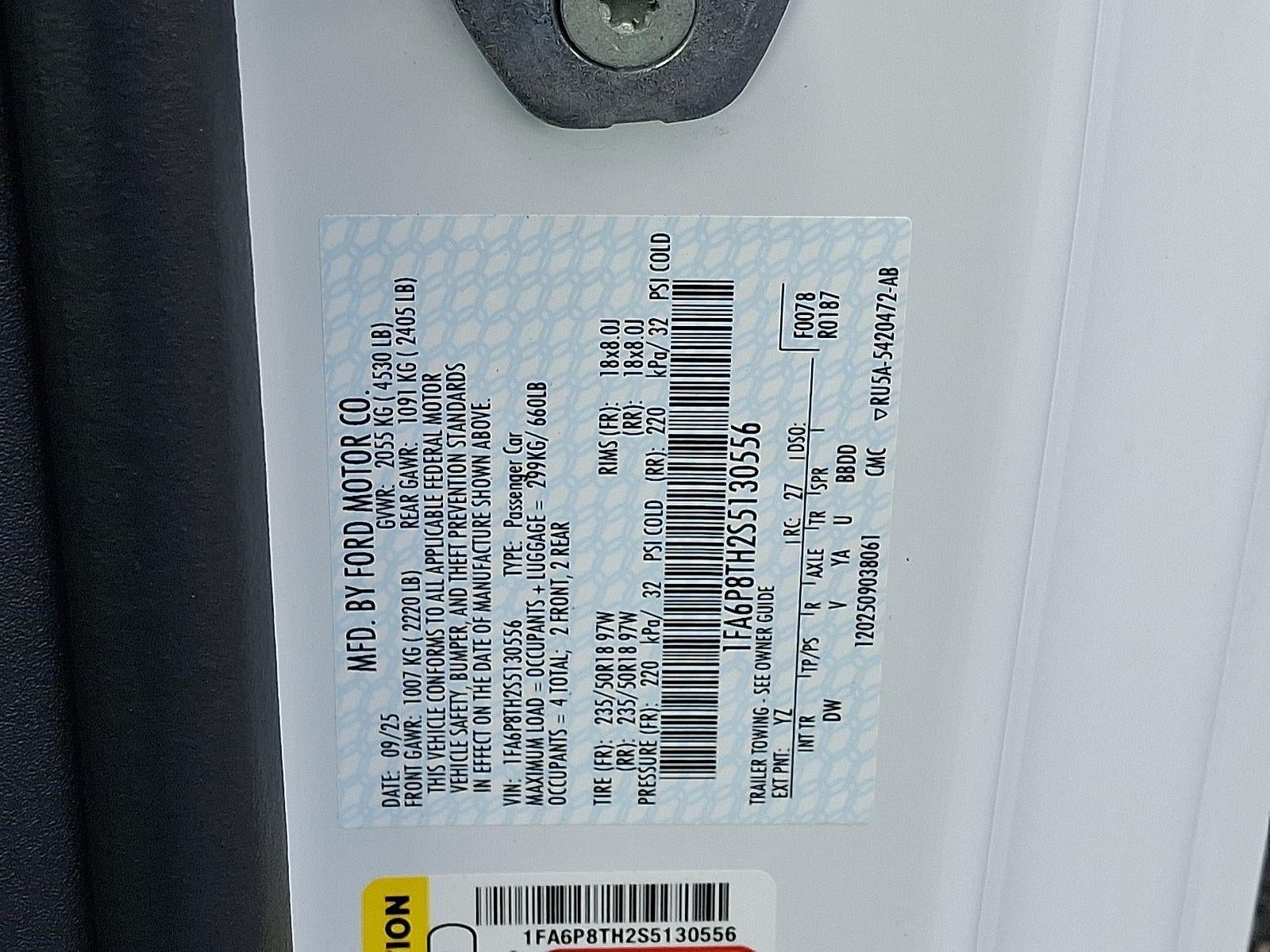 2025 Ford Mustang EcoBoost