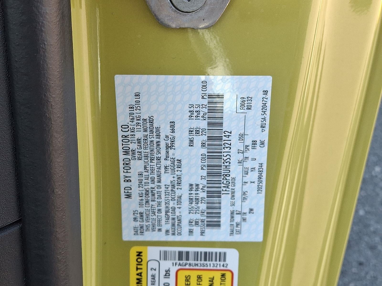 2025 Ford Mustang EcoBoost Premium