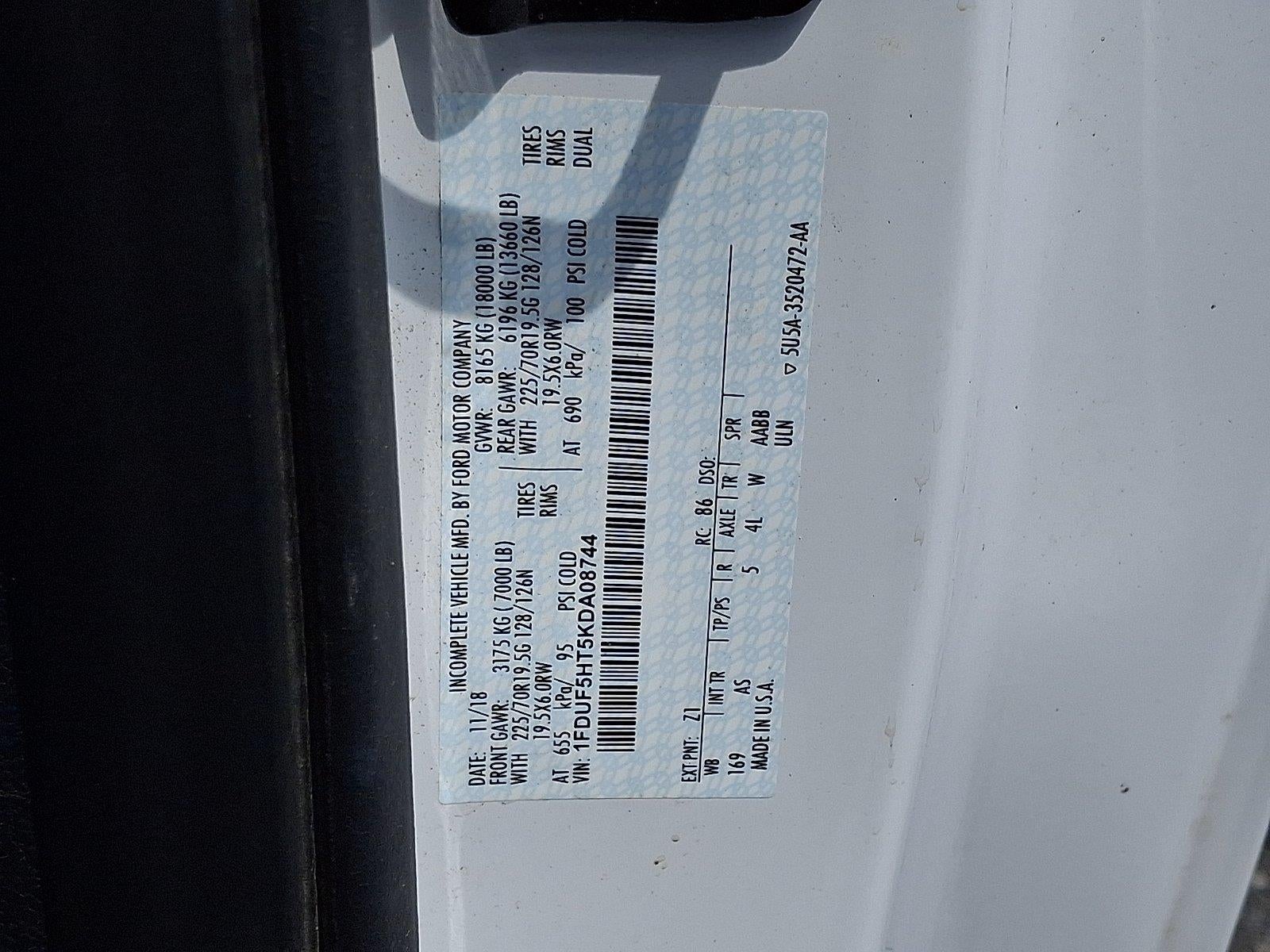 2019 Ford Super Duty F-550 Drw XL
