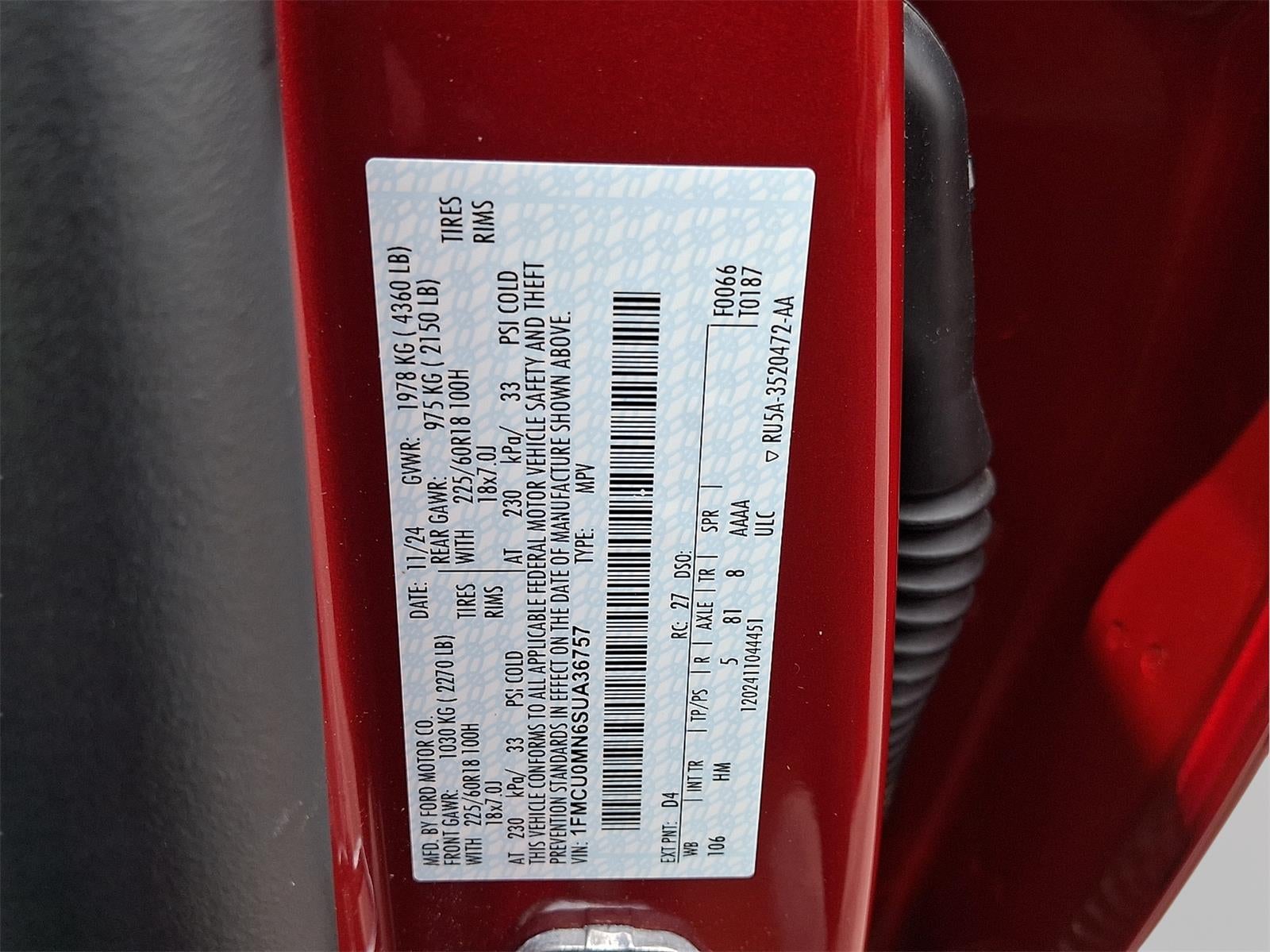 2025 Ford Escape ST-Line