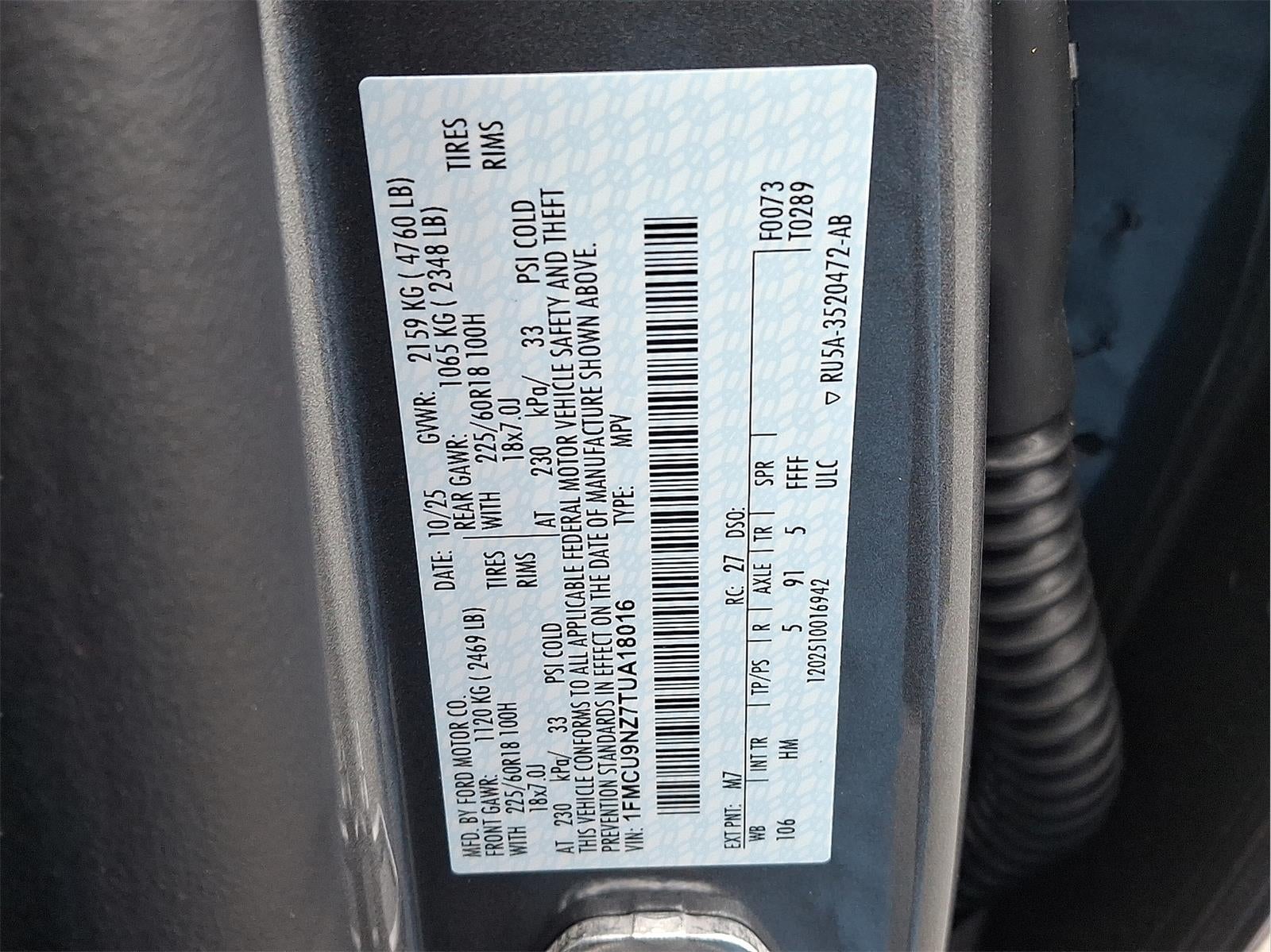 2026 Ford Escape Hybrid ST-Line Select