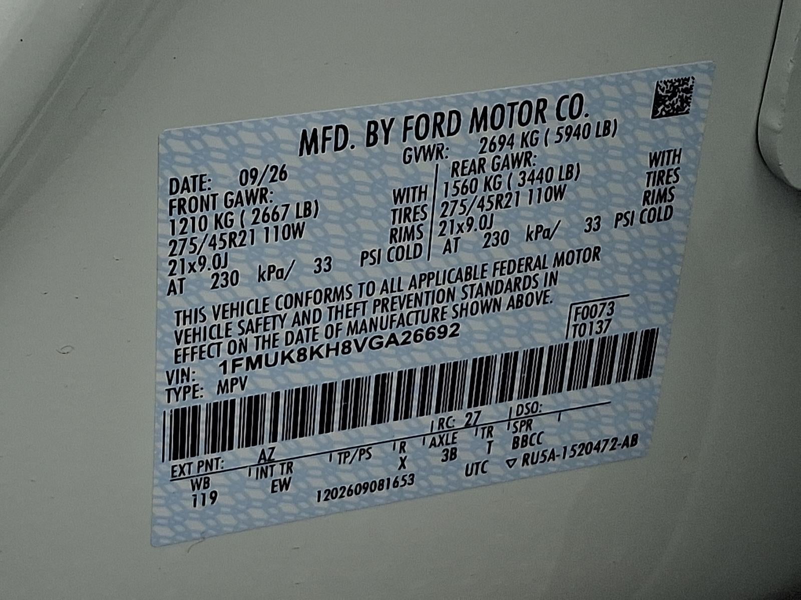 2027 Ford Explorer ST-Line