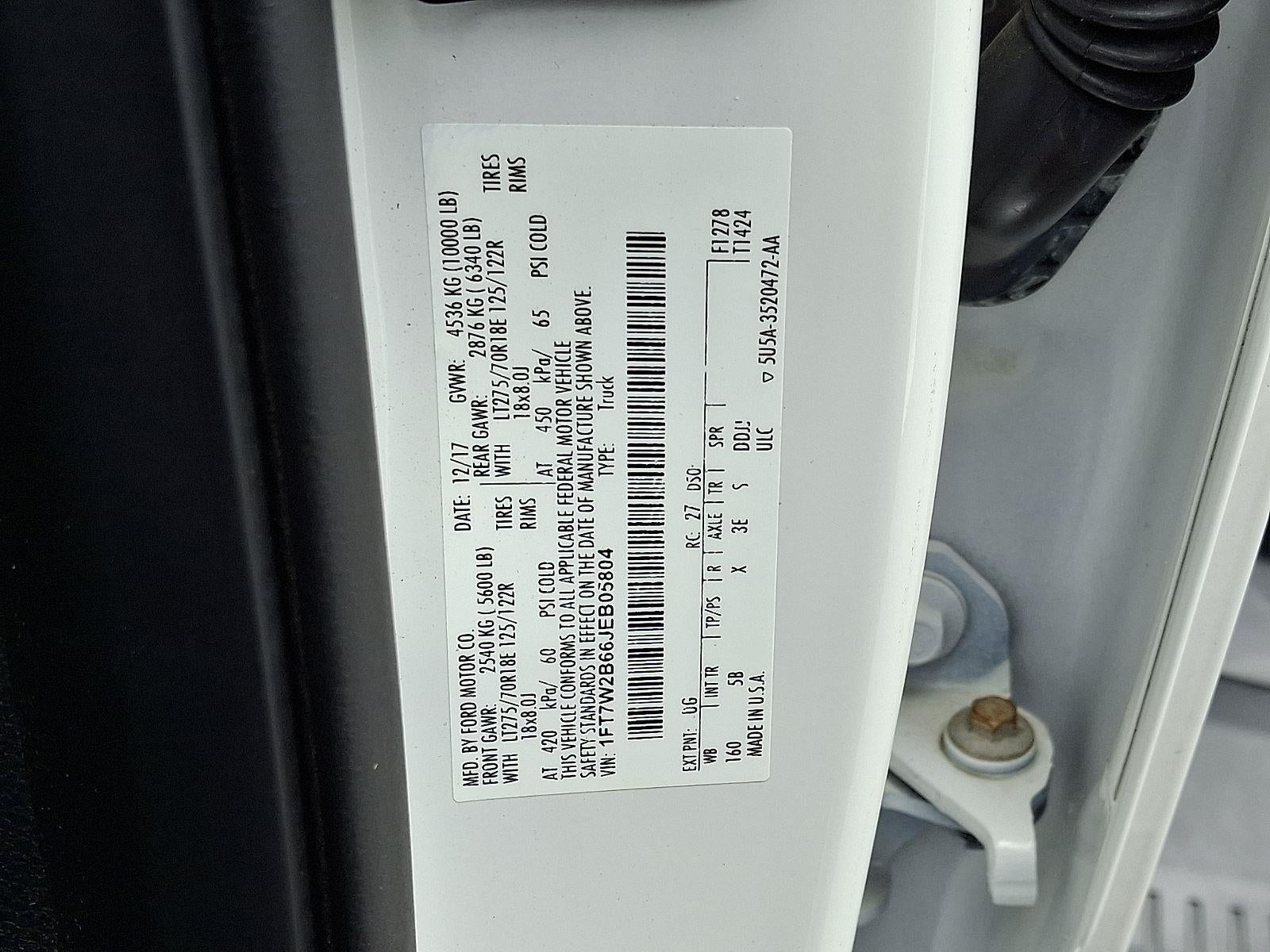 2018 Ford Super Duty F-250 SRW LARIAT