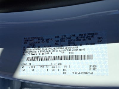 2026 Ford Super Duty F-250 SRW LARIAT