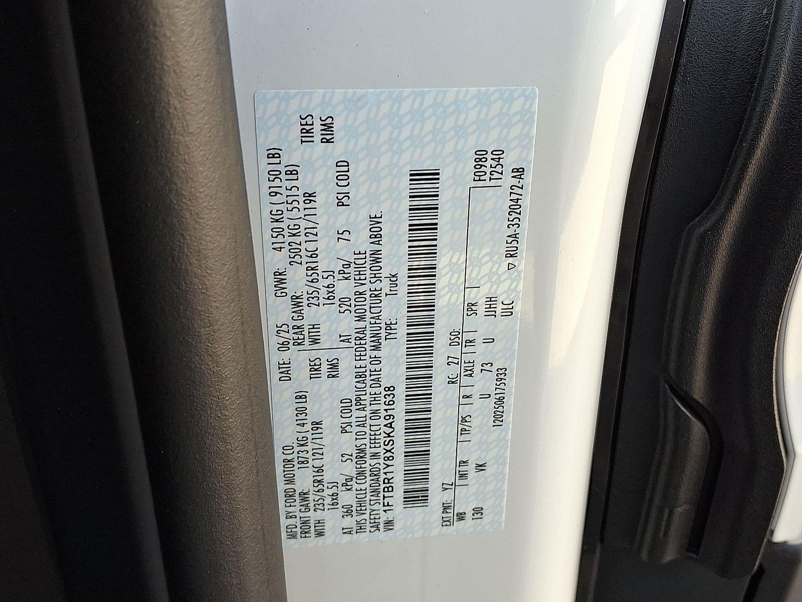 2025 Ford Transit Cargo Van LR 130" WB