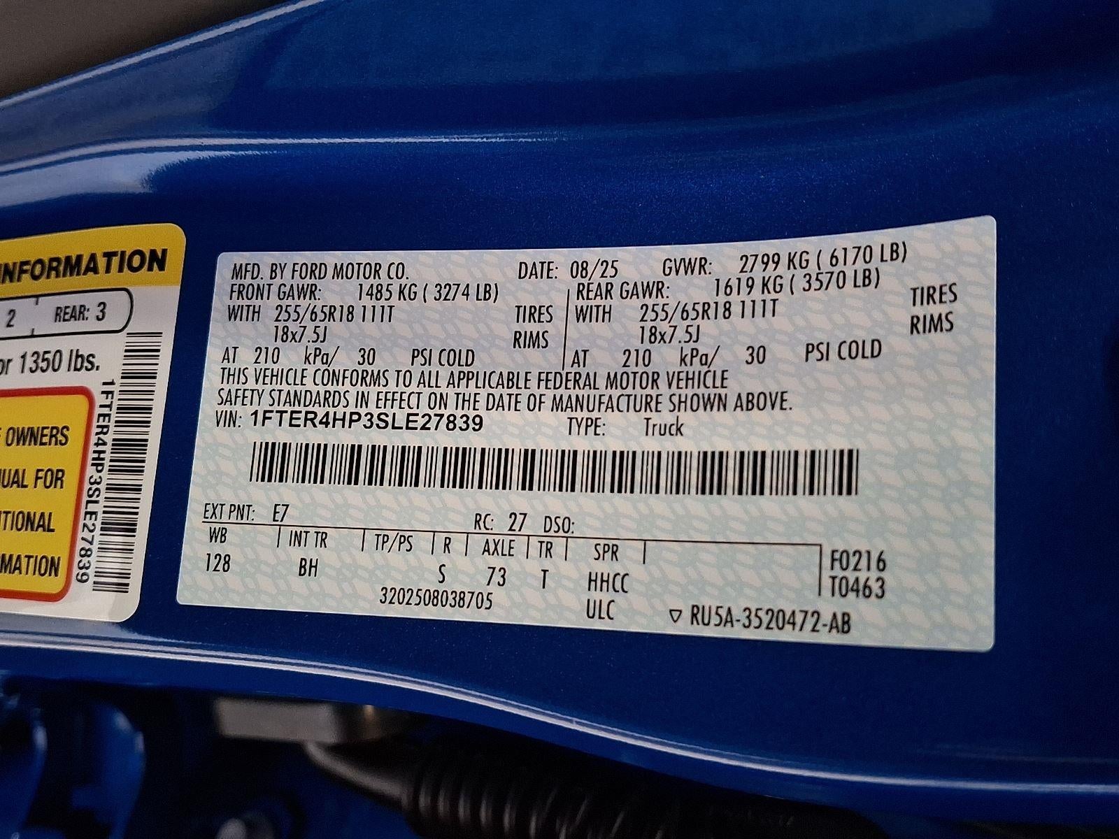 2025 Ford Ranger XLT