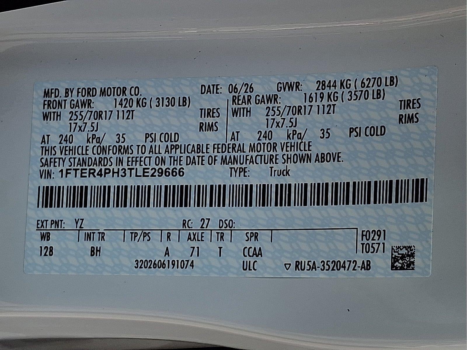 2026 Ford Ranger XL
