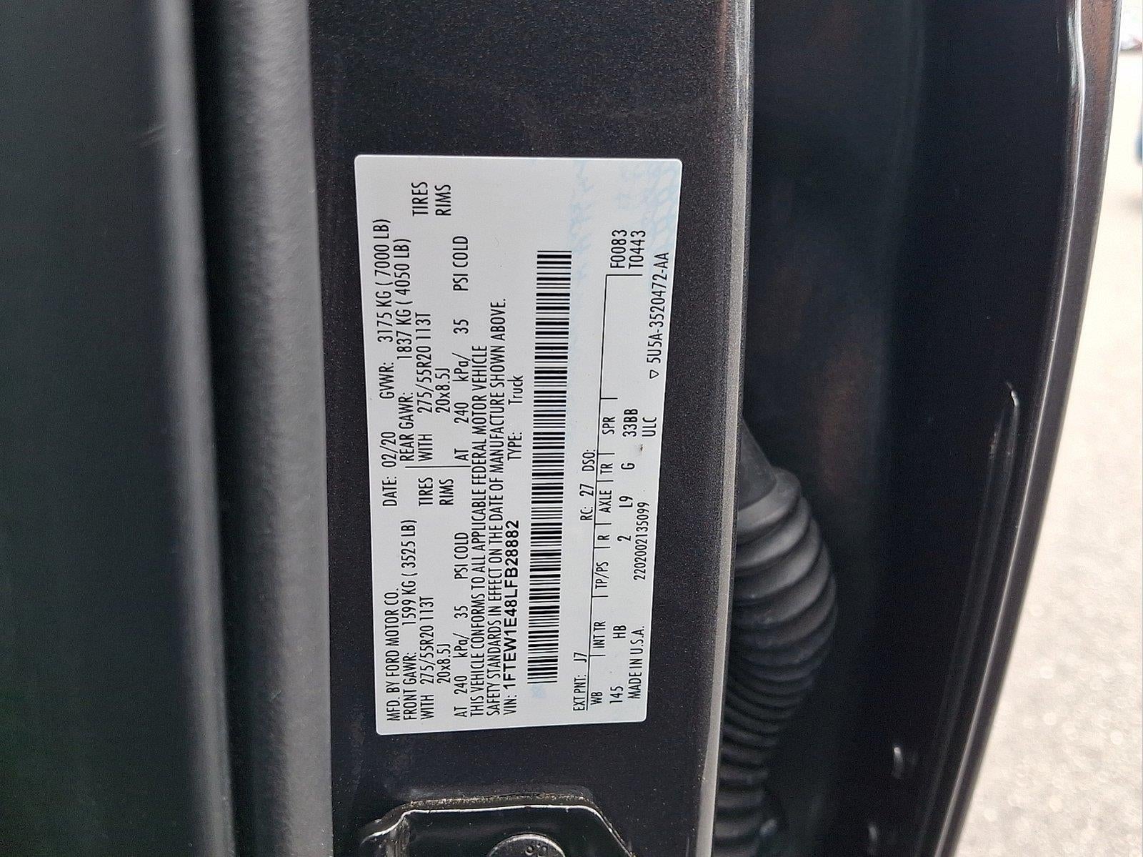 2020 Ford F-150 LARIAT