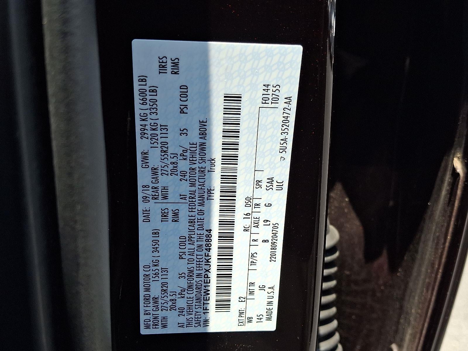 2018 Ford F-150 XL