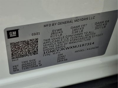 2021 Chevrolet Traverse RS