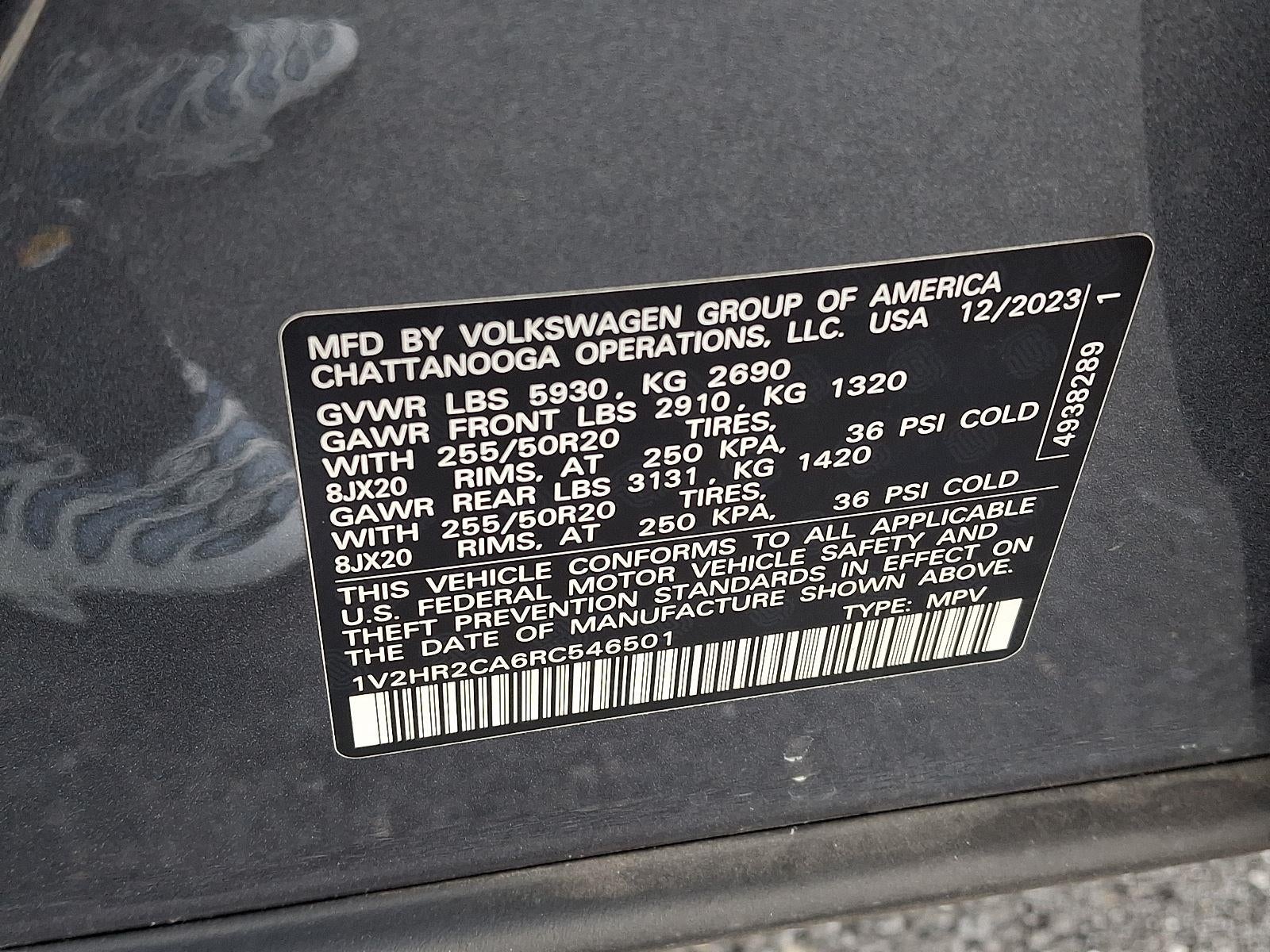 2024 Volkswagen Atlas 2.0T SE w/Technology