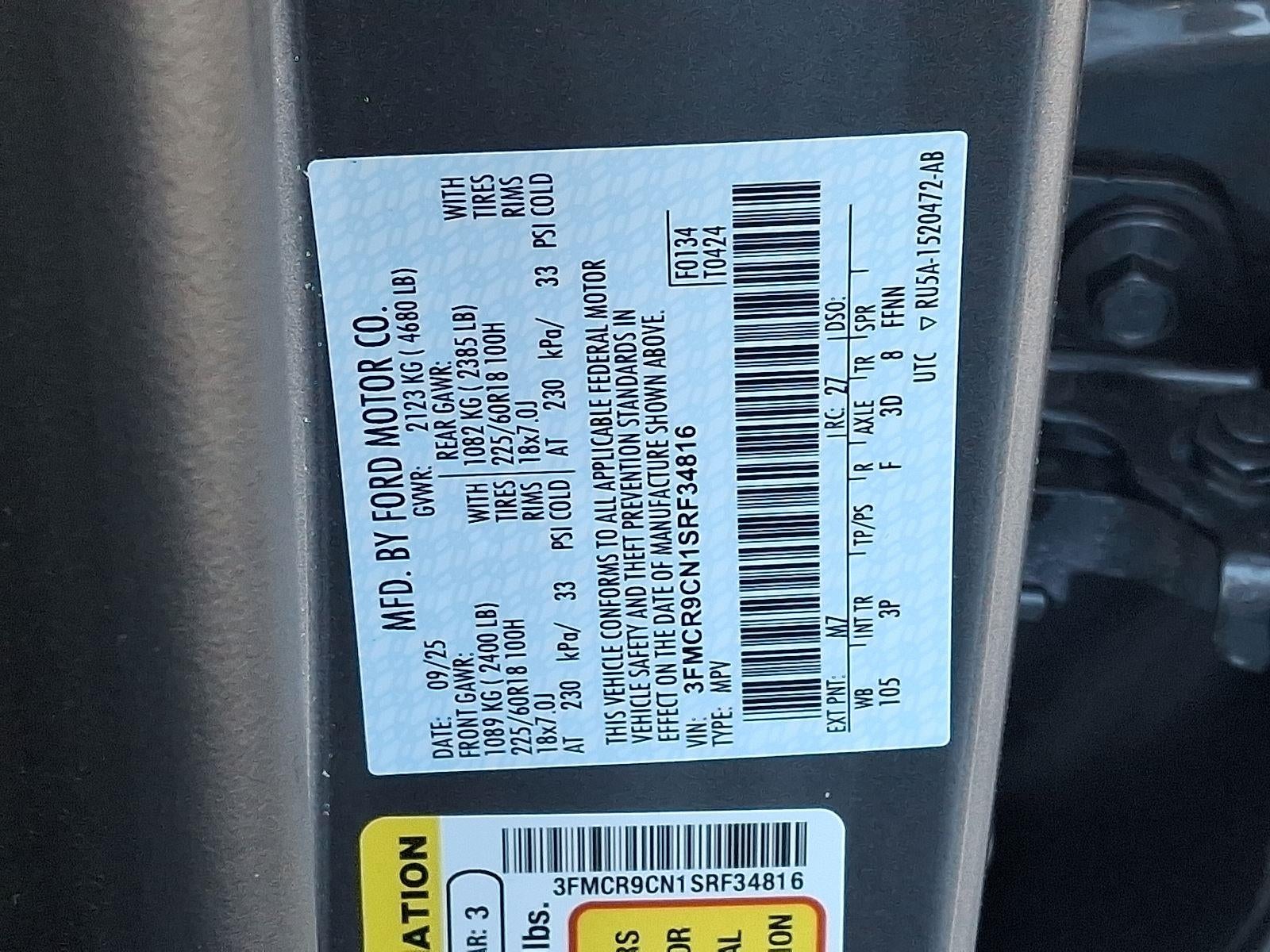 2025 Ford Bronco Sport Outer Banks