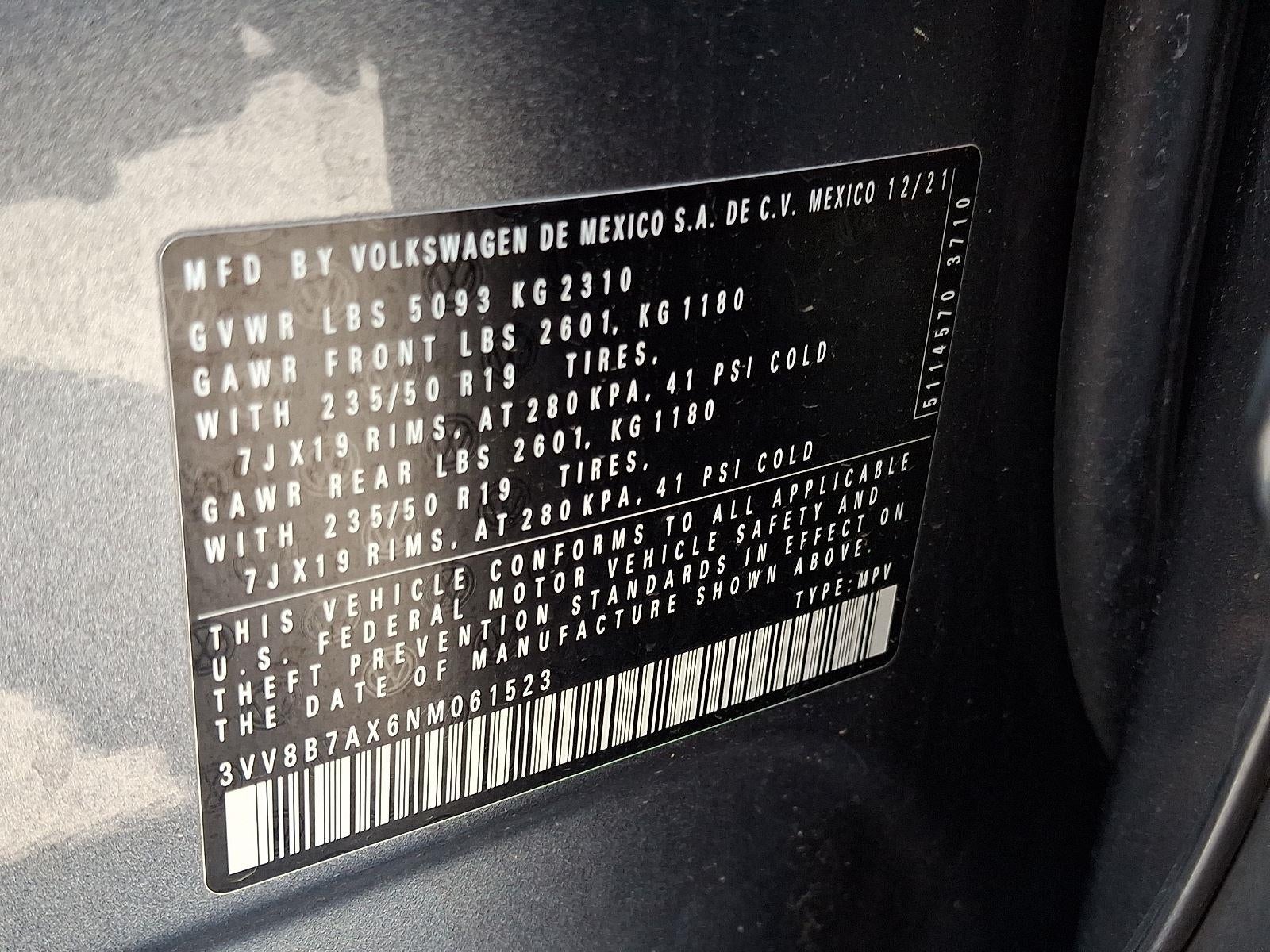 2022 Volkswagen Tiguan SE R-Line Black
