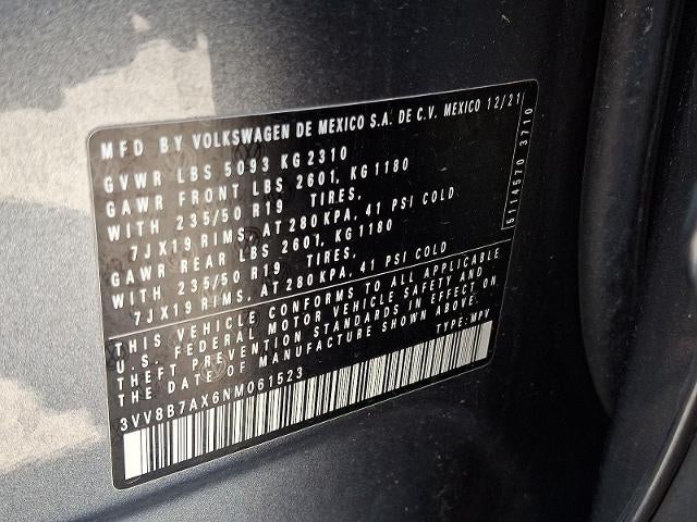 2022 Volkswagen Tiguan SE R-Line Black