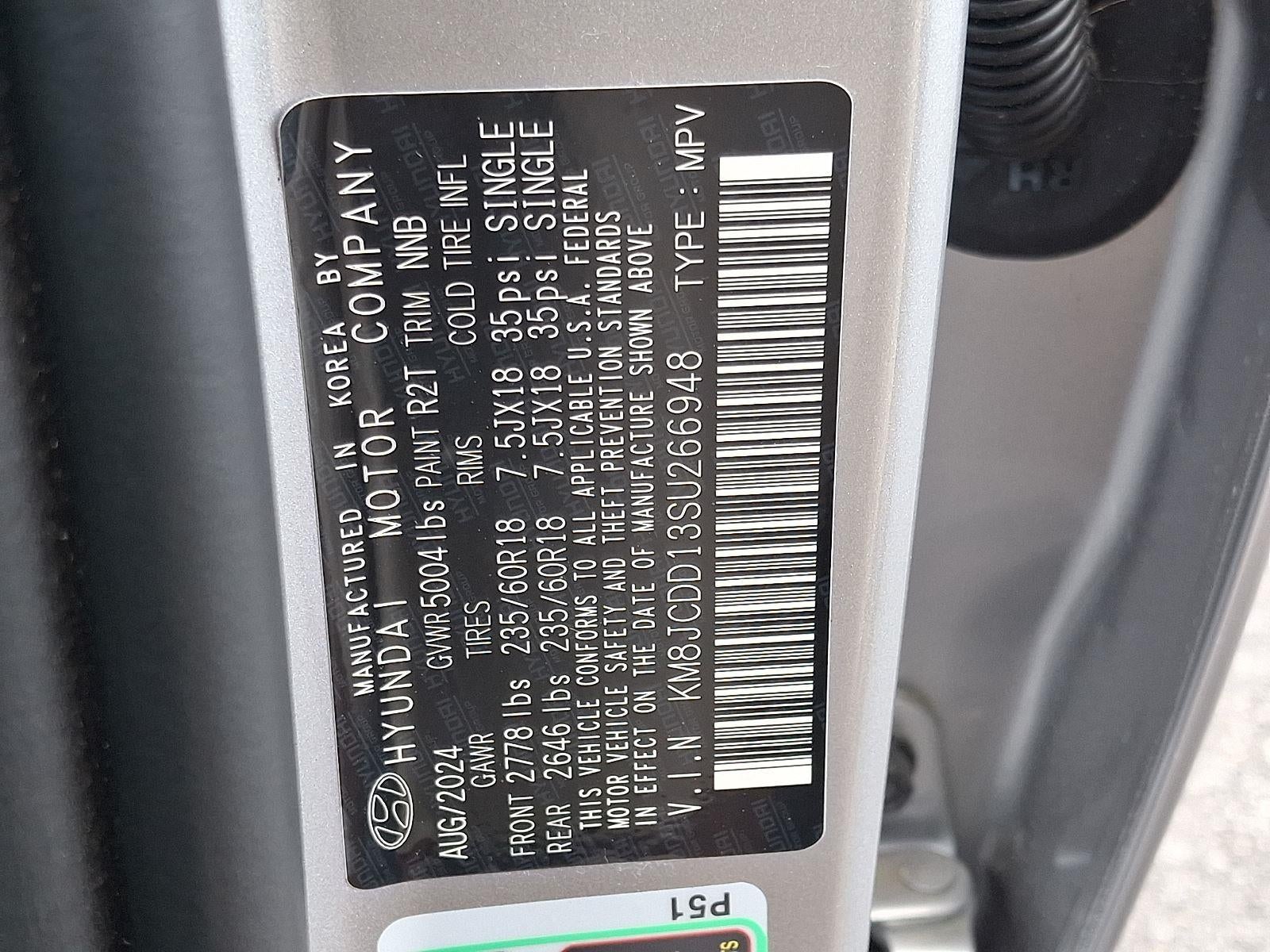2025 Hyundai TUCSON HYBRID SEL Convenience
