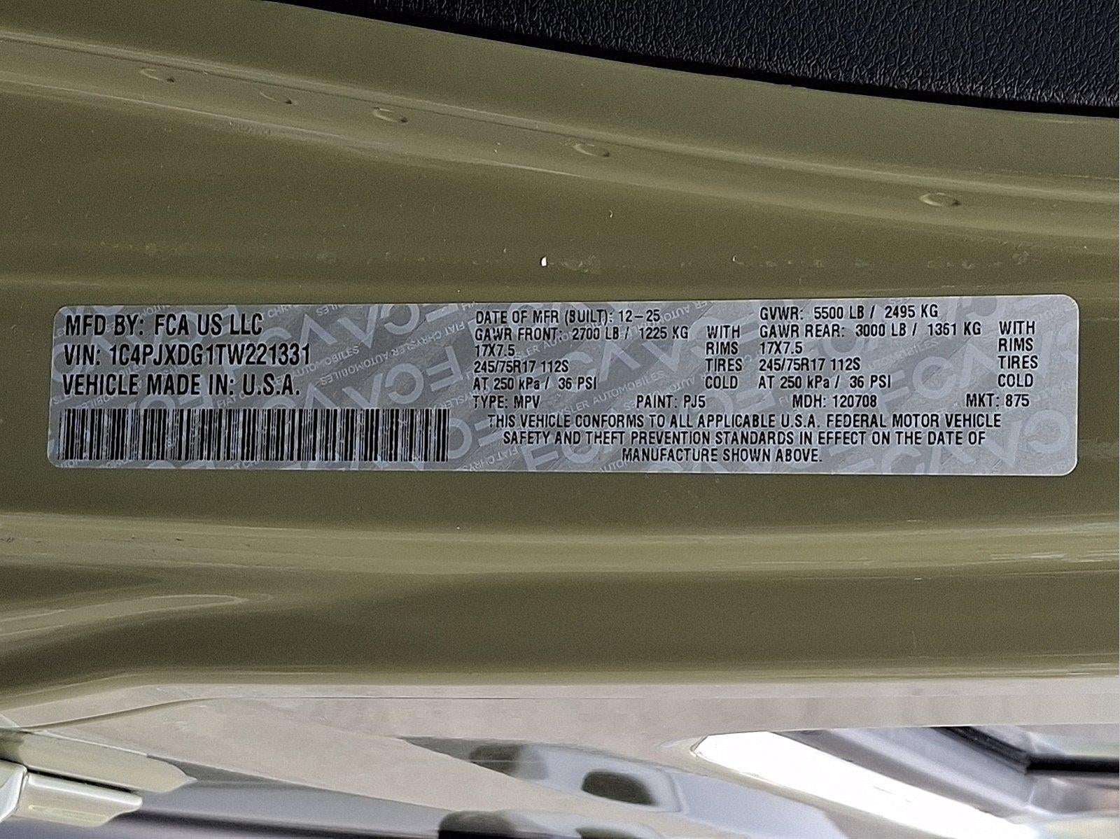 2026 Jeep Wrangler Sport S