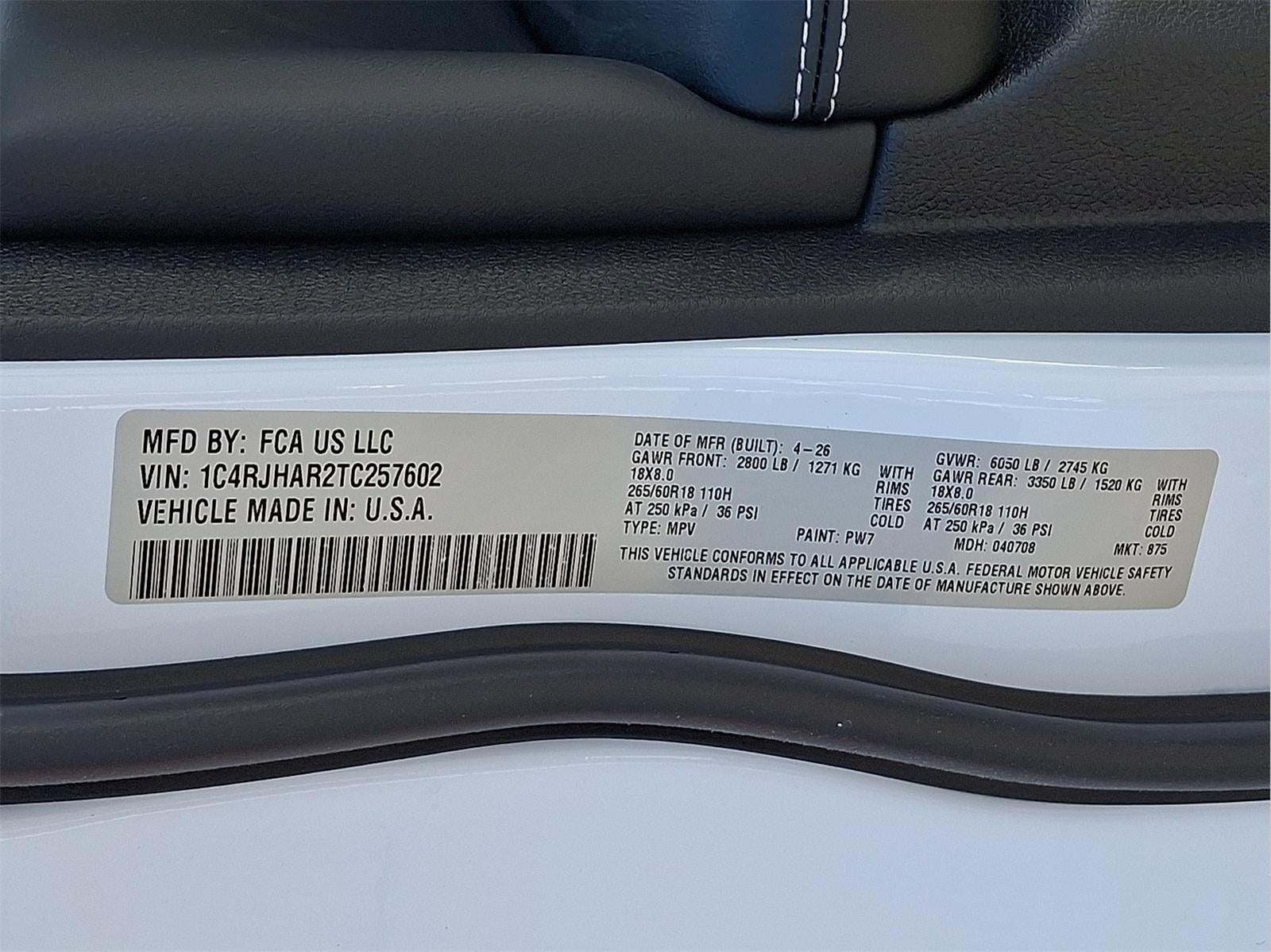 2026 Jeep Grand Cherokee Laredo Altitude