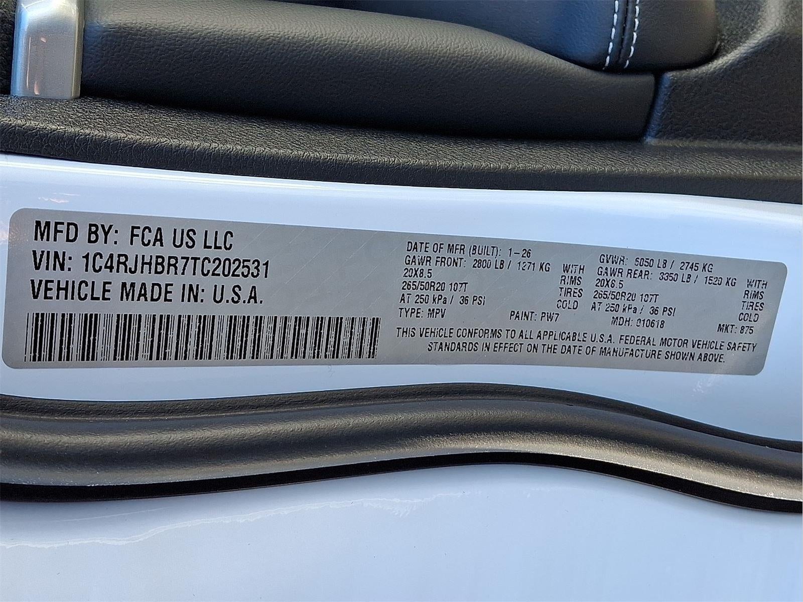 2026 Jeep Grand Cherokee Limited