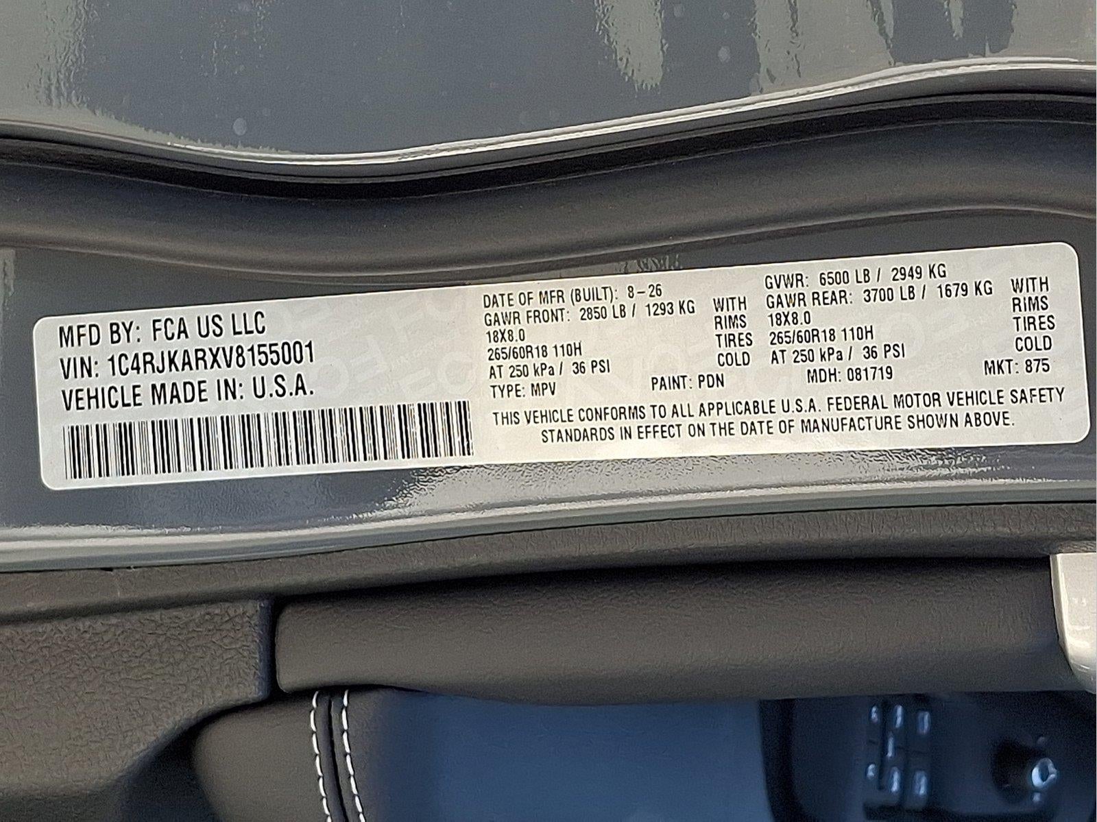 2027 Jeep Grand Cherokee L Laredo Altitude